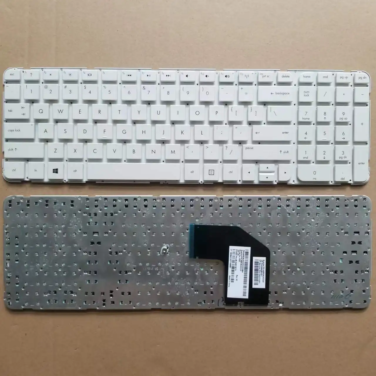 

Новая английская клавиатура для ноутбука HP Pavilion G6-2000 G6-2205SA US, белая клавиатура для ноутбука без рамки AER36U02220