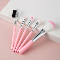 6pcsset makeup brushes set cosmetic powder eye shadow foundation blush blending concealer beauty make up tool brushes