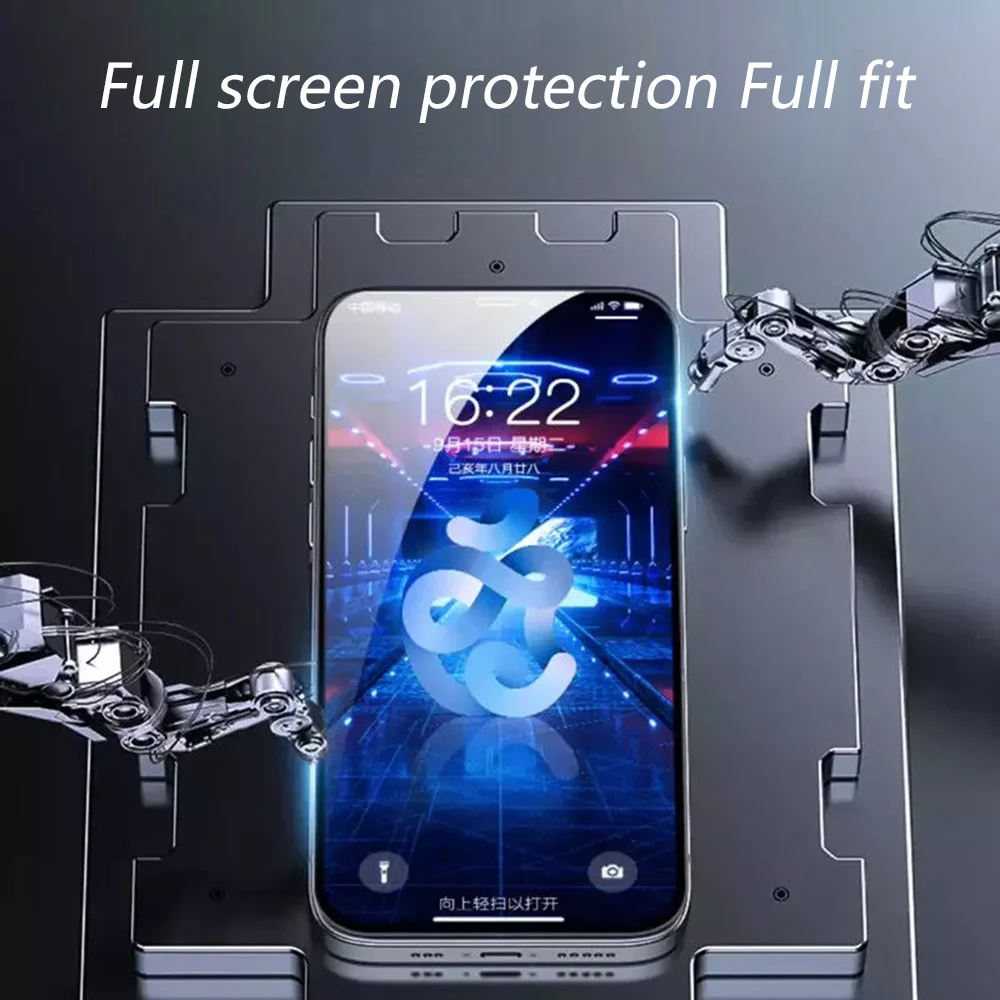 4 PCS Tempered Glass For iPhone 14 13 12 11 Pro Max Screen Protector For iPhone 13 12 Mini 14 Pro 14 Plus XS XR X 8 7 6 SE Glass