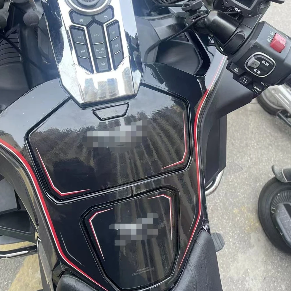 

Защитная Наклейка для бака Honda Gold Wing GL1800, наклейка с цветочным принтом, водонепроницаемая наклейка для автомобиля