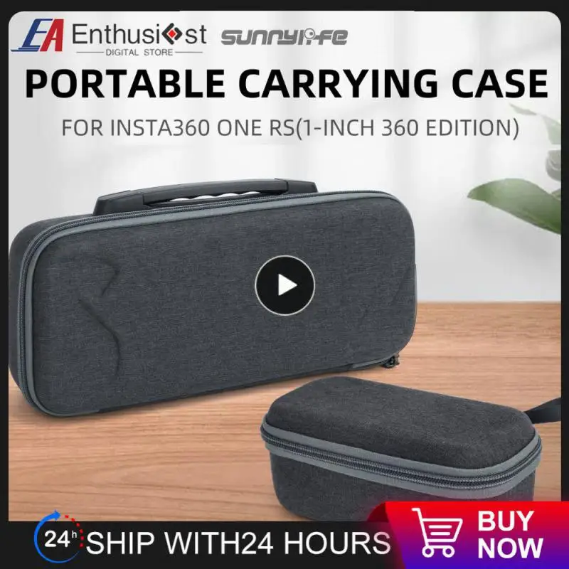 

For Insta360 One Rs Suitcase Bag 1 Inch Mini Mini Hard Shell Prevent Scratches 1 Inch Handbag Accessories Carrying Case Portable