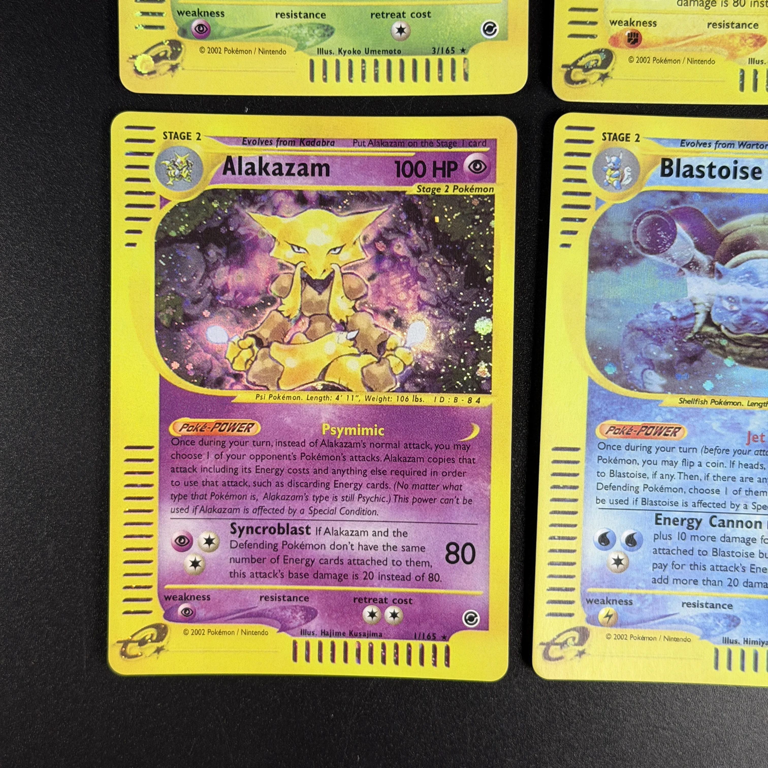 Фото Коллекционный набор PTCG TCG Vintage Expedition e-Series Starry Dot Holo EX Holo Rare Proxy: Мью, Венузавр, Алаказам, Генгар №2