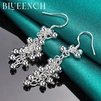 blueench 925 sterling silver grape string earrings for ladies party wedding fashion personality ins jewelry