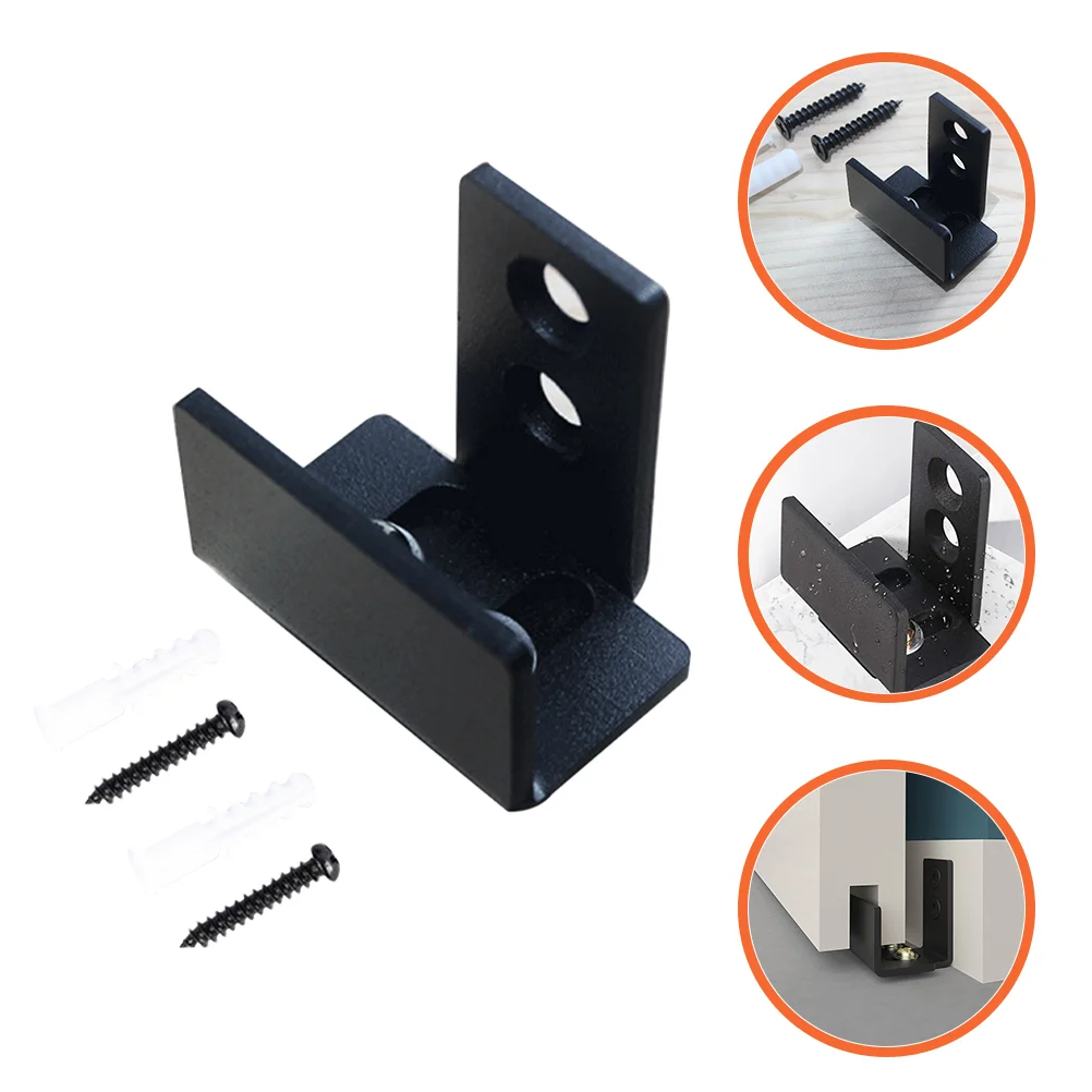 

Door Floor Guide Barn Guides Bottom Sliding Stop Stopper Adjustable Swing Wall Mount Stoppers Track Roller Lock Pocket