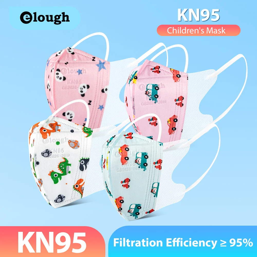 

Kids KN95 Mask 4-12 Years Old Cartoon FFP 2 Niños 4 Layers Mascarillas infantil FPP2 Security Protection Children ffp2mask