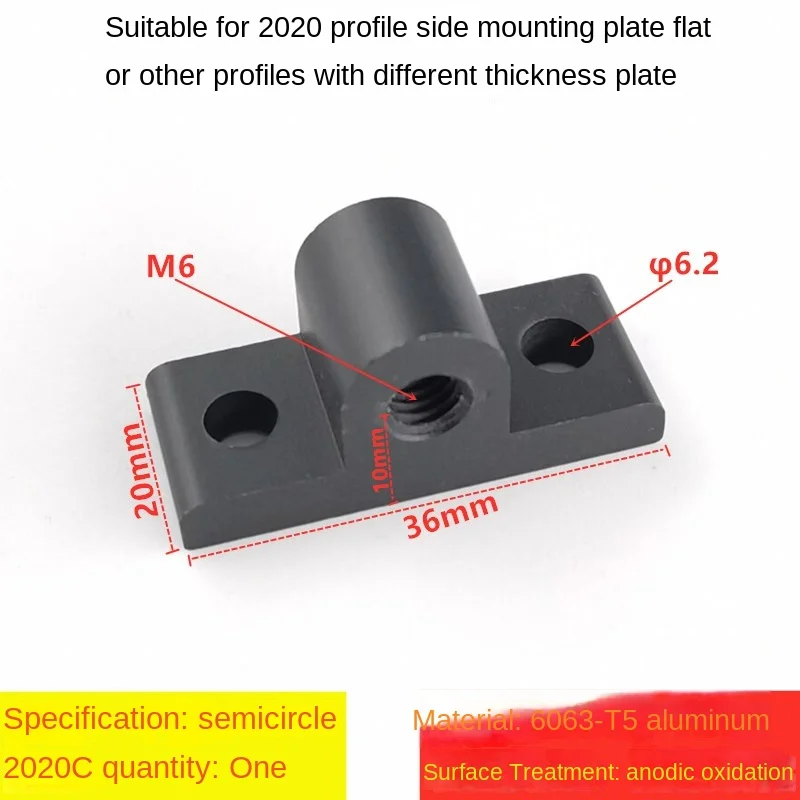 

Угловой кронштейн для алюминиевого профиля 2020 3030 40