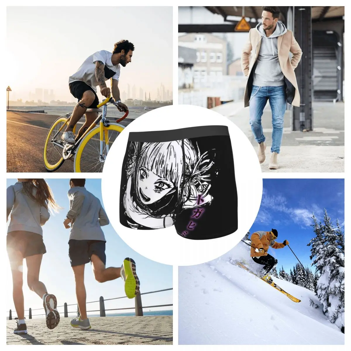 Мужское нижнее белье Himiko химико Тога Boku no My Hero Академия Аниме Манга комикс