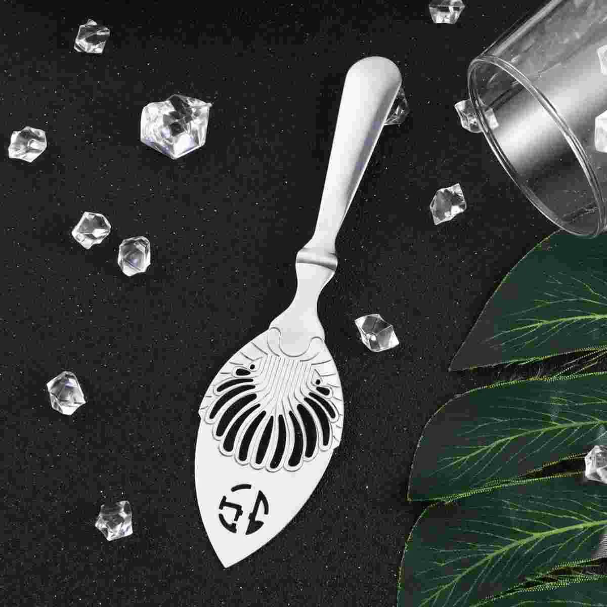 

Metal Cooking Utensils Set Sugar Cube Spoons Bar Spoon Absinthe Spoons Spoon Spoon Stainless Steel Ice Spoon
