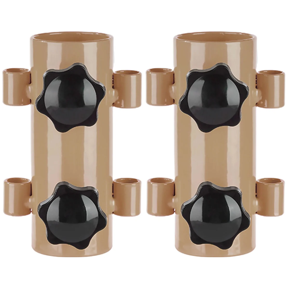 

2pcs Tent Awning Pole Pipe Tent Rod Support Fixed Tube Parasol Holder Heavy Duty Canopy Pole Holder