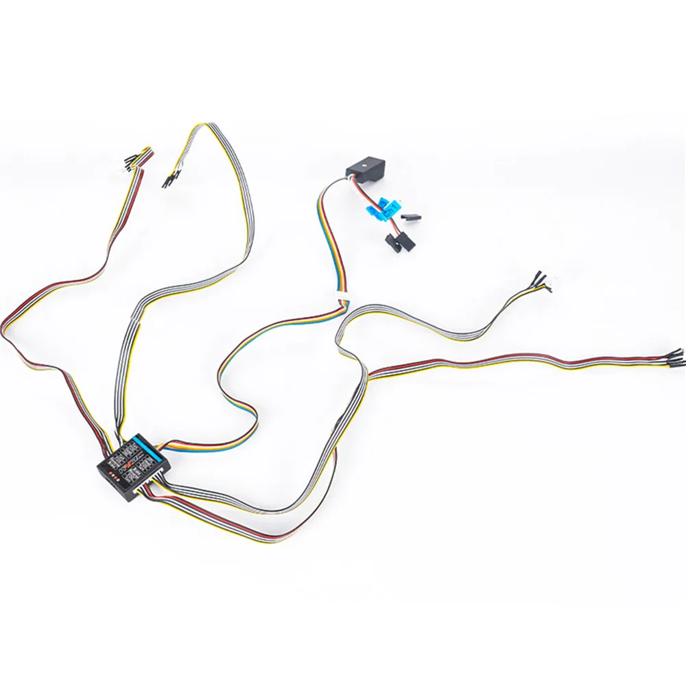 

High Quality RC Car Linkage Light 14-lights Lamp Group Kit for 1/8 1/10 RC Remote Control Car DIY Modification Accessories