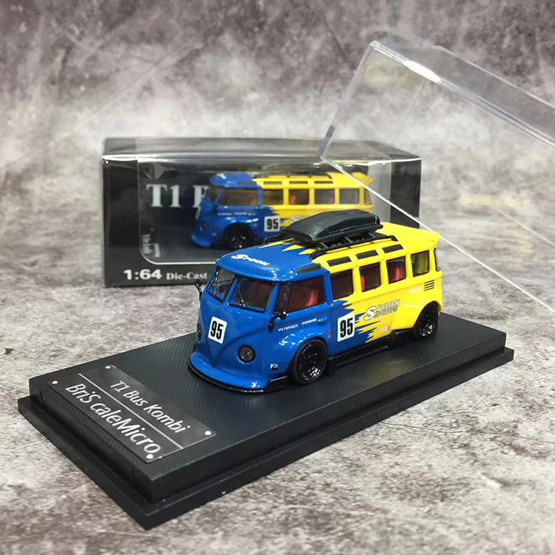 

BSC 1:64 модель автомобиля T1 автобусный сплав литье под давлением коллекция автобусов-версия ложки