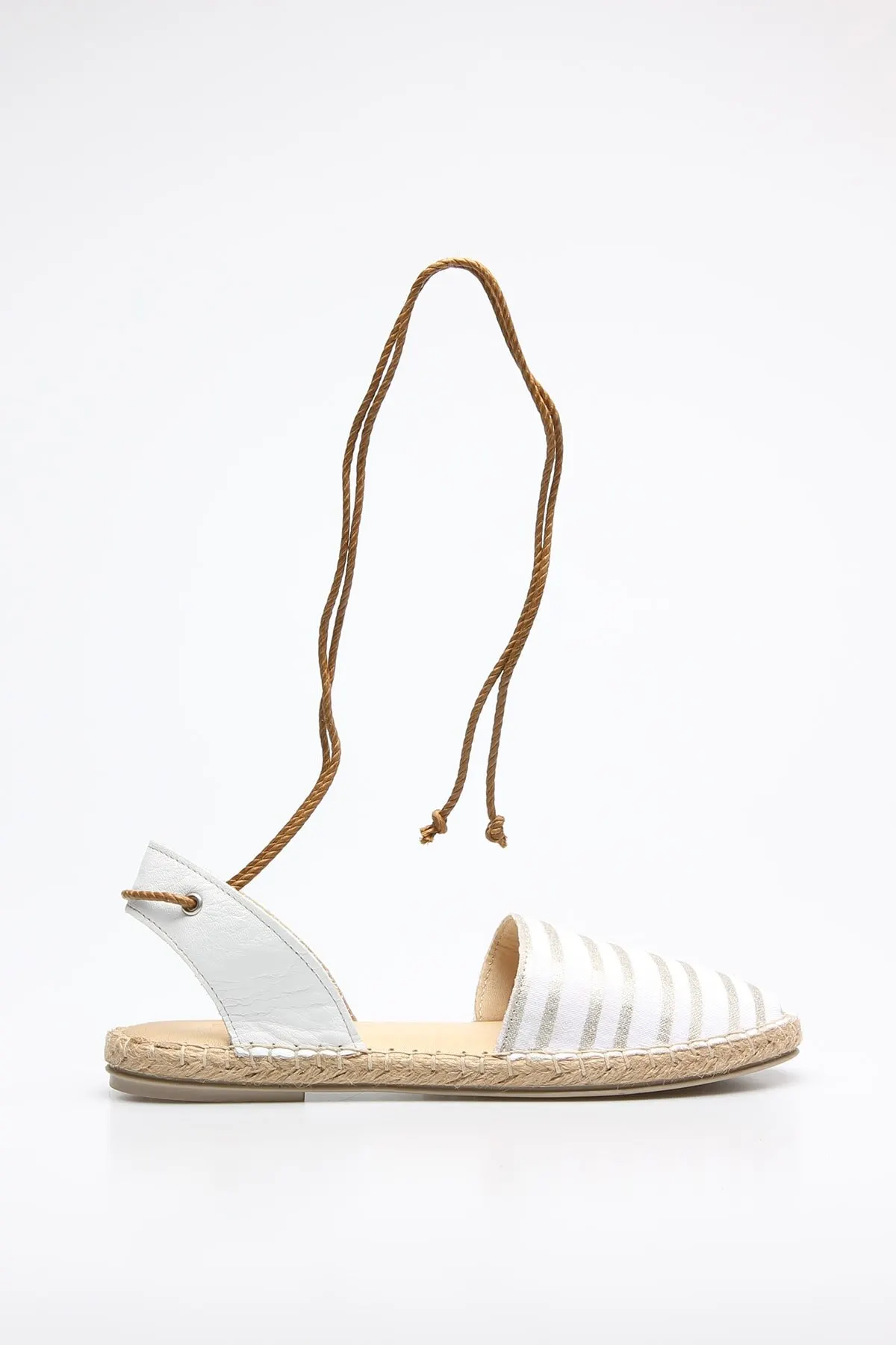 

Fashion Style Genuine Leather White Women Sandals And Slippers Sandals