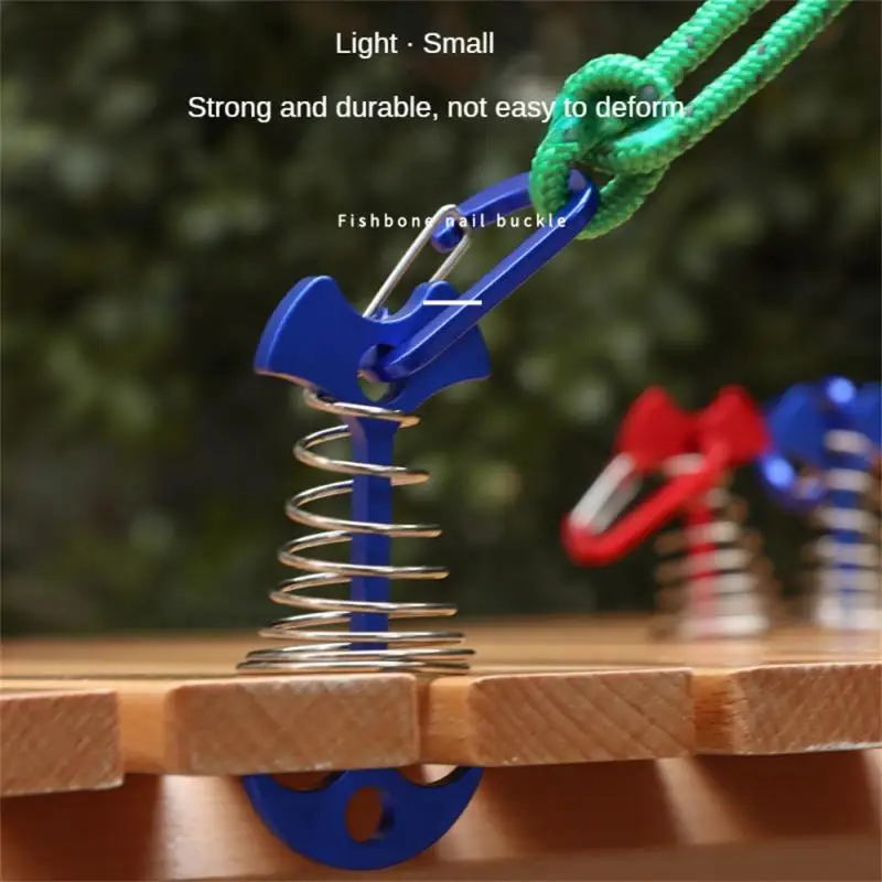 Пружинный гвоздь Синий алюминиевый сплав Светлый материал Маленькие и