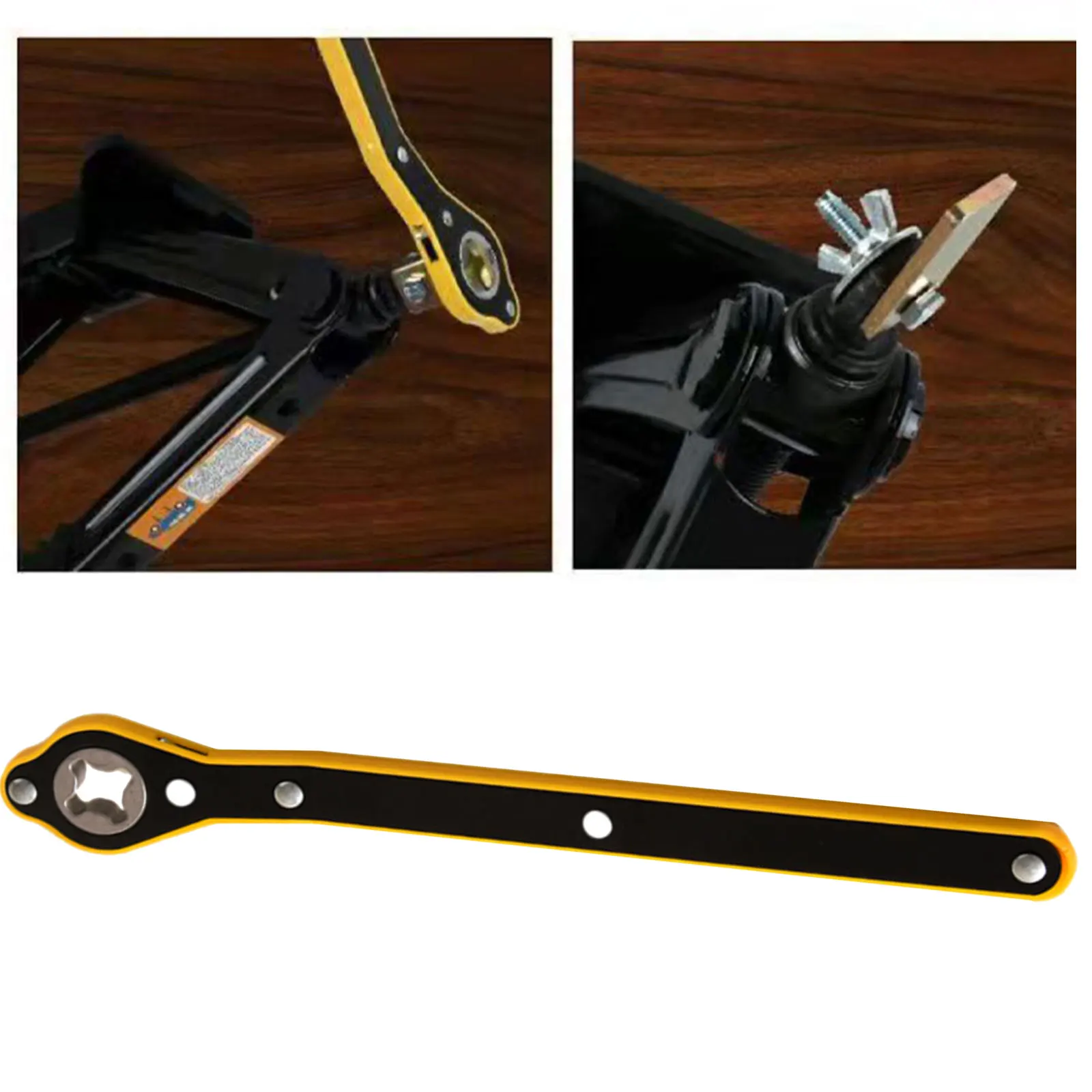 

Car Jack Ratchet Wrench Tire Wheel Lug Wrench Hand Repair Tool Car Accessories