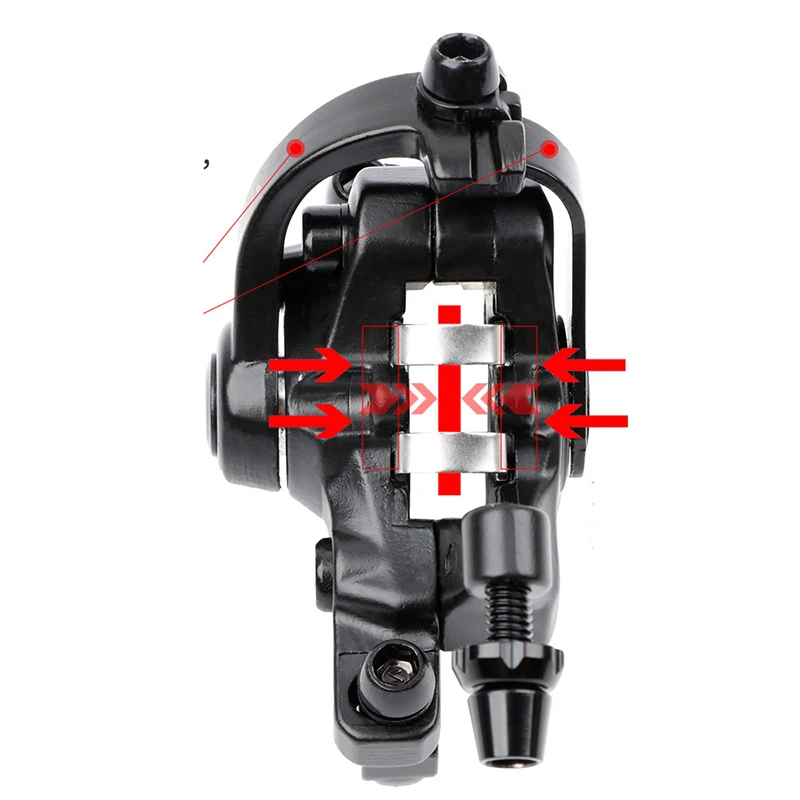 ZOOM DB-680 MTB Bicycle Disc Brake Electric Scooter Mechanical Aluminum Alloy F160 R160 Mountain Road Bike Caliper Cycling Parts images - 6
