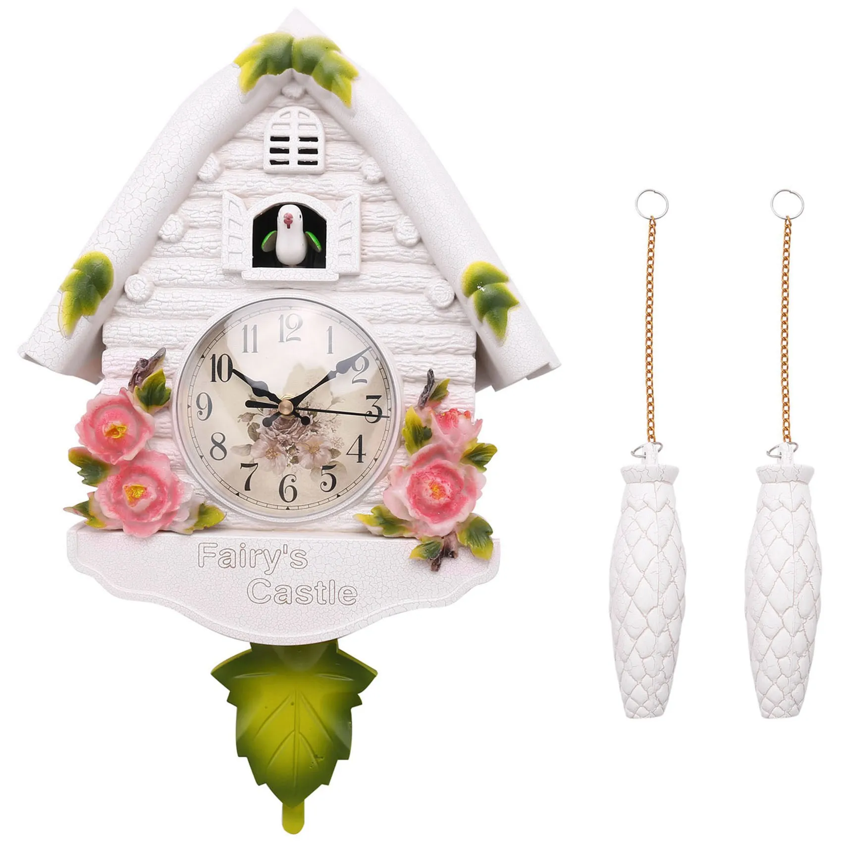 

Cute Bird Wall Clock Alarm Clock Clock Living Room Watch Brief Children Bedroom Decor Home Day Time Alarm Clocks A