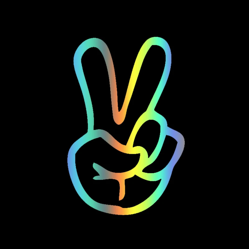 

Различные размеры/цвета флейта наклейка Мир знак ручной мотоцикл декоративные аксессуары водонепроницаемые