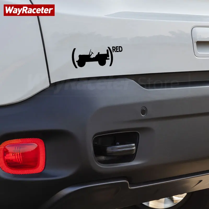 Светоотражающая наклейка на окно автомобиля багажник крыло красное издание для