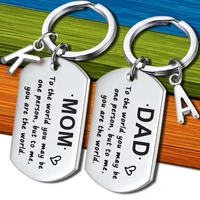stainless steel keychain gifts for mom and dad fathers day mothers day jewelry 26 letters fashion %d0%b1%d1%80%d0%b5%d0%bb%d0%be%d0%ba %d0%b4%d0%bb%d1%8f %d0%ba%d0%bb%d1%8e%d1%87%d0%b5%d0%b9 %d0%bd%d0%b0%d1%80%d1%83%d1%82%d0%be