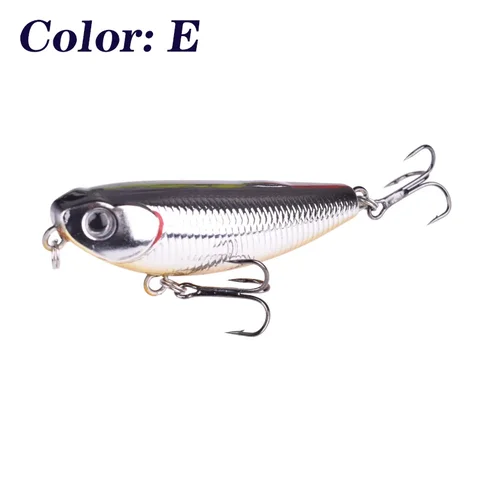 1 PC Top Water Pencil Fishing Lure 5cm 5,5g Flutuante Cachor
