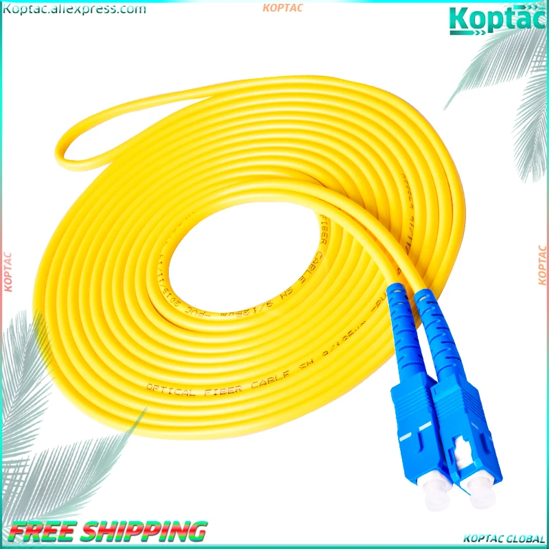 50 шт 1/2/3/5M SC UPC-SC UPC SM Simplex SX 3 0 мм 9/125um SC/UPC Волоконно-оптический патч-корд по
