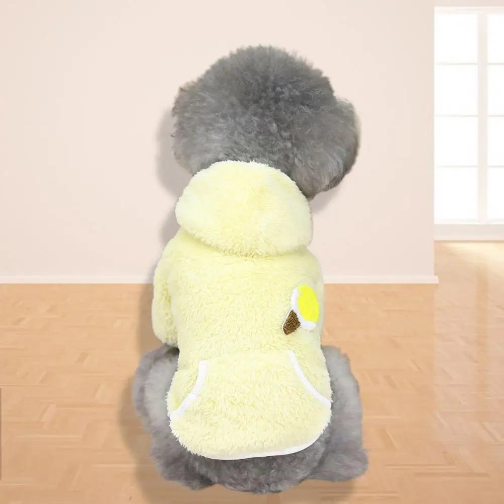 

Lint Pretty Ice Cream Print Pet Clothes Lightweight Pet Sweater Cartoon Pictures for Autumn