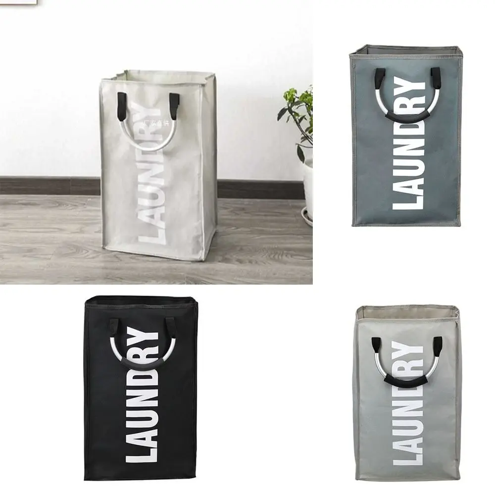 

Waterproof Laundry Basket Oxford Cloth Foldable Sundries Storage Basket Large Capacity with Handles Dirty Clothes Hamper