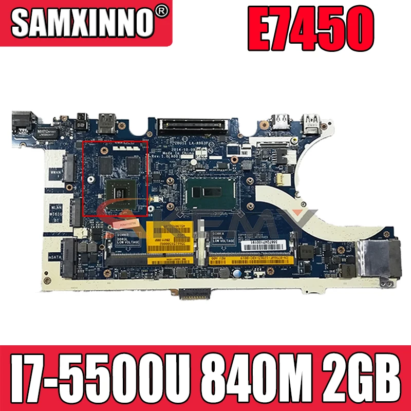 

Материнская плата для DELL Latitude E7450, 840 м, 2 Гб, 100% протестирована