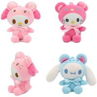 plush toy sanrio cinnamoroll hello kt my melody plushie toys cute anime cartoon plush doll fluffy soft stuffed toy gift for kids