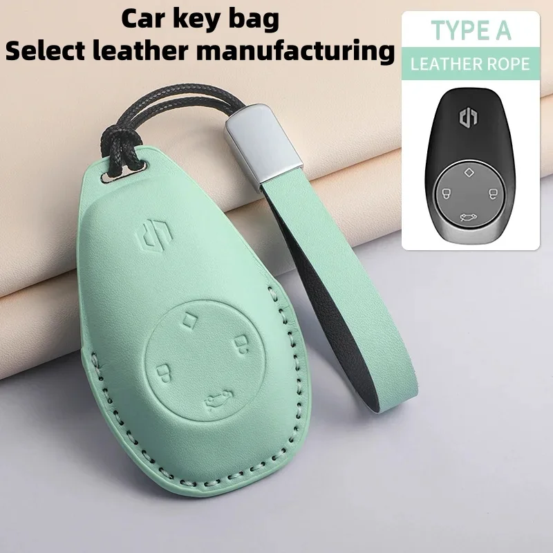 Фото Чехол для автомобильного ключа из искусственной кожи для Leapmotor T03 S01 C11 C10 T03 S01 B10 B01 C16, аксессуар для автомобиля №1