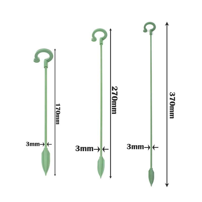 5 шт. многоразовые держатели для фиксации растений