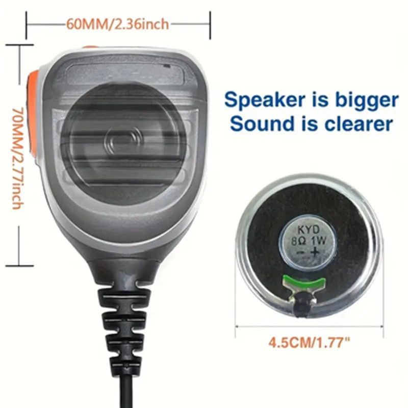 SM26N2 Динамик-микрофон для Hytera Radio X1P Z1P X1E PD600 PD602 PD605 PD662 PD665 PD680 PD682 PD685