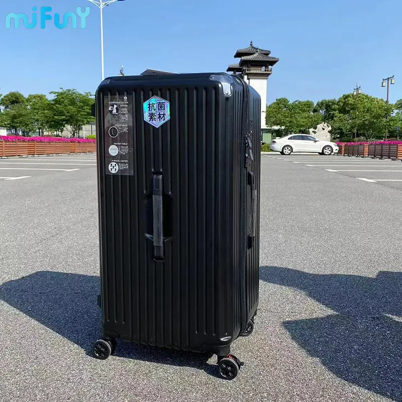 MiFuny Rolling Luggage Cabin Holiday Suitcase Set Couples Travel Anti-Fall Password Package Outing Carry on Luggage with Wheels