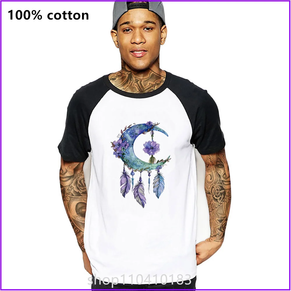 Moon Dream Ideas Catcher Basilio Футболки с цветочным принтом для мужчин и женщин Футболка