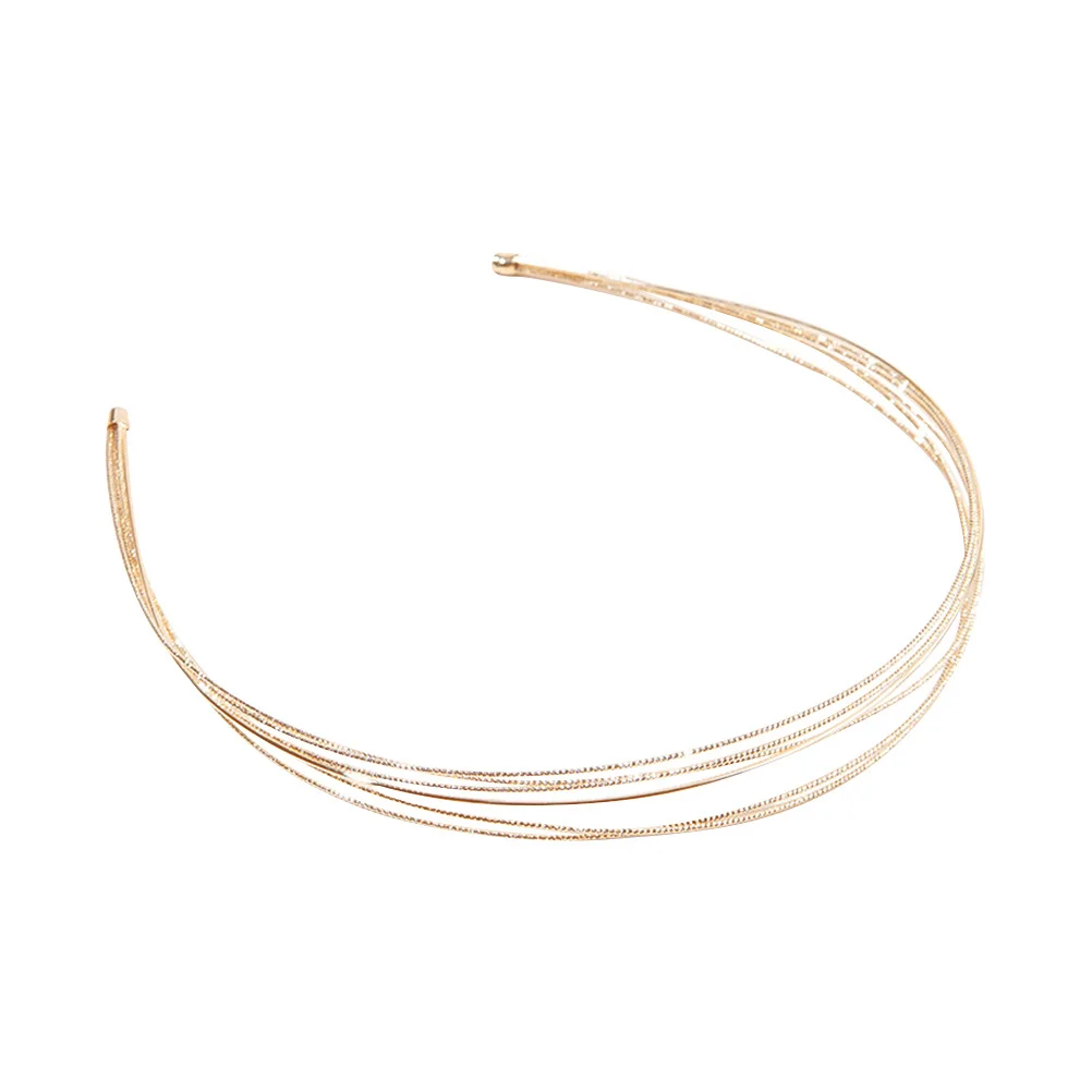 

Золотые обручи для волос, женские обручи, волнистые обручи, женский аксессуар, широкий аксессуар для свадьбы, Блестящий металлический голов...