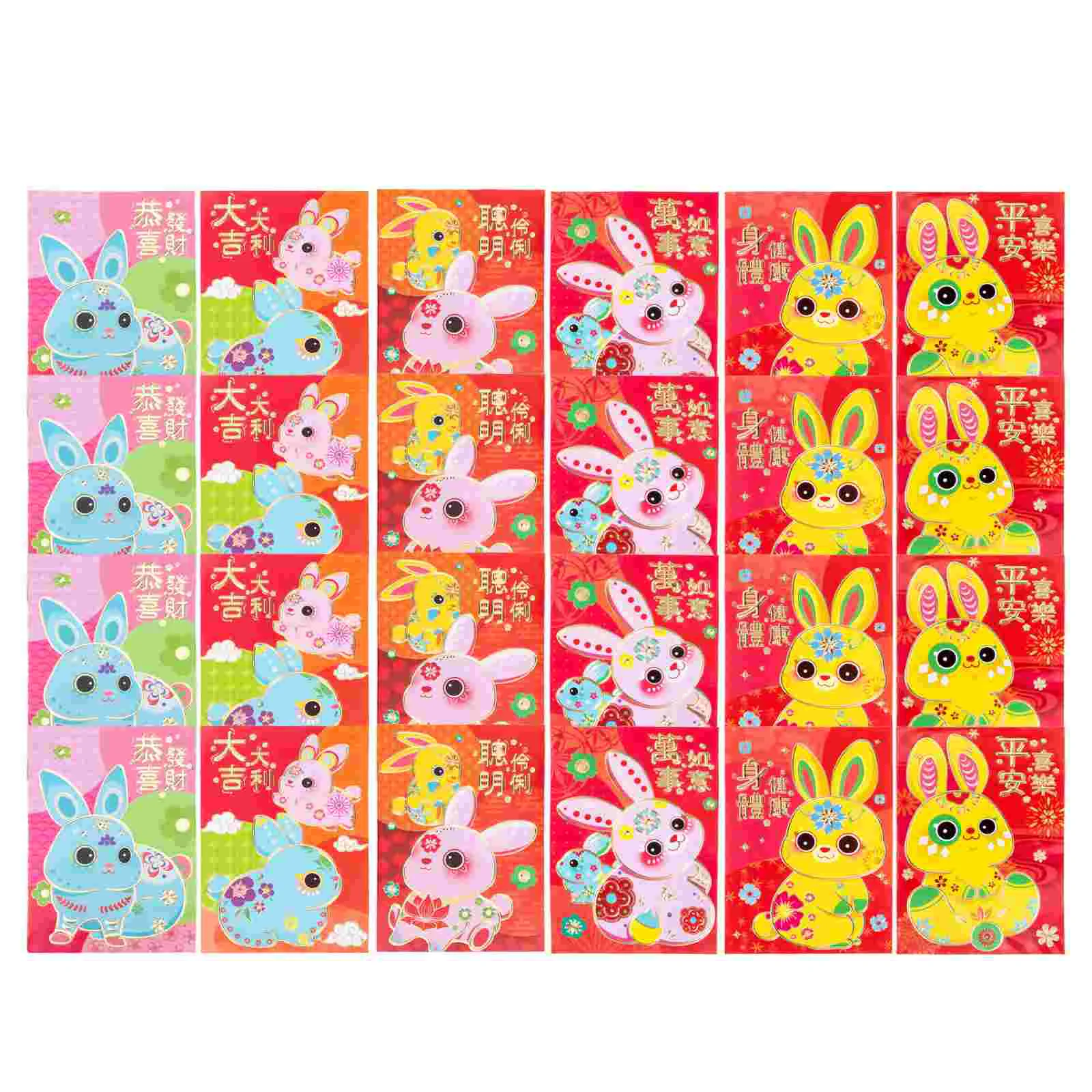 

Red Year Envelopes Envelope Chinese Money New Rabbit Packet 2023 Packets Spring Festival Bao Hong Pocket Lucky Wedding Cash Gift