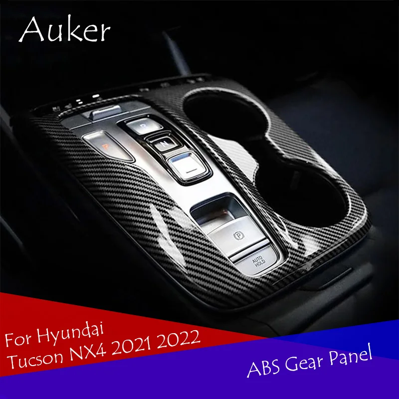 

ABS Car Console Gear Shift Box Panel For Hyundai Tucson NX4 2021 2022 2023 LHD Trim Frame Covers Sticker Garnish Refit Styling