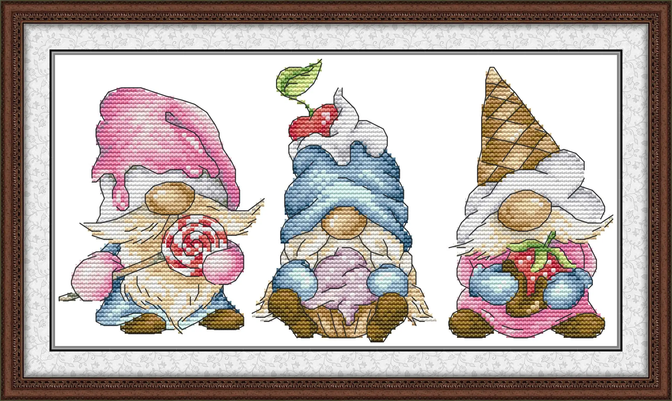 Набор для вышивки крестом Joy Sunday с предварительной печатью легкий узор набор из