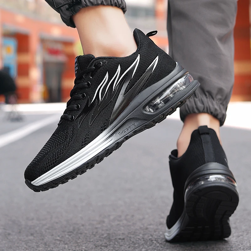 Damyuan Men Sneakers Air Cushion Running Shoes for Women Mesh Fashion Footwear Men Light Casual Sport Shoes Breathe Tennis Shoes