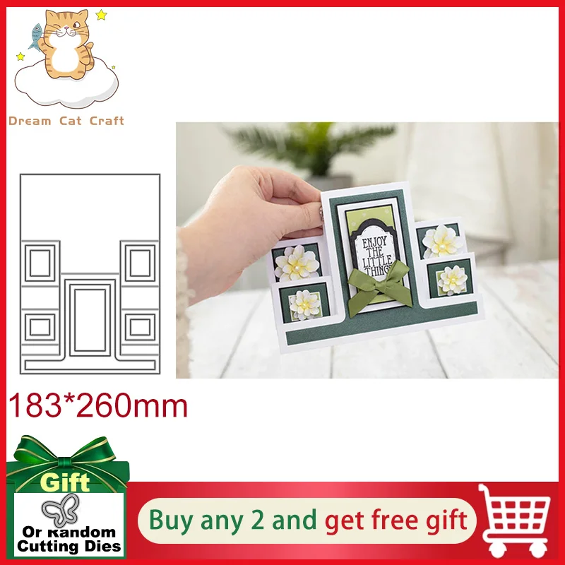 Центр Stepper металлические Вырубные штампы скрапбукинг фотоальбом тиснение Декор