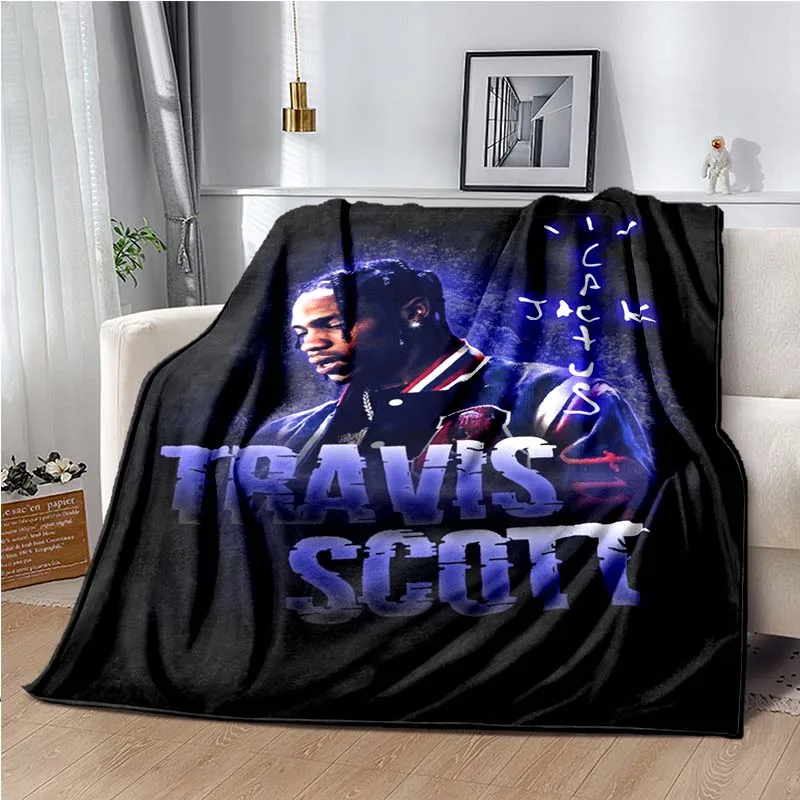 

Travis Scott Blanket,Rapper FE!N,Meltdown,UTOPIA,for Living Room Bedroom Sofa Bed,Decke,couverture,одеяло,frazada,coperta,tæppe
