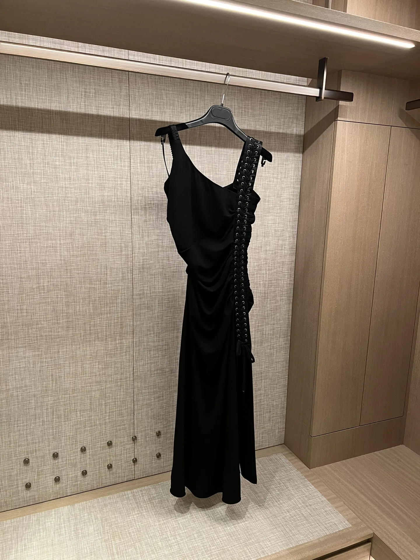 

Female Clothing Woman Clothes Women's Dress Evening Party Elegant Dresses Prom Dresses Summer Lace Up Sloping Shoulder Dress