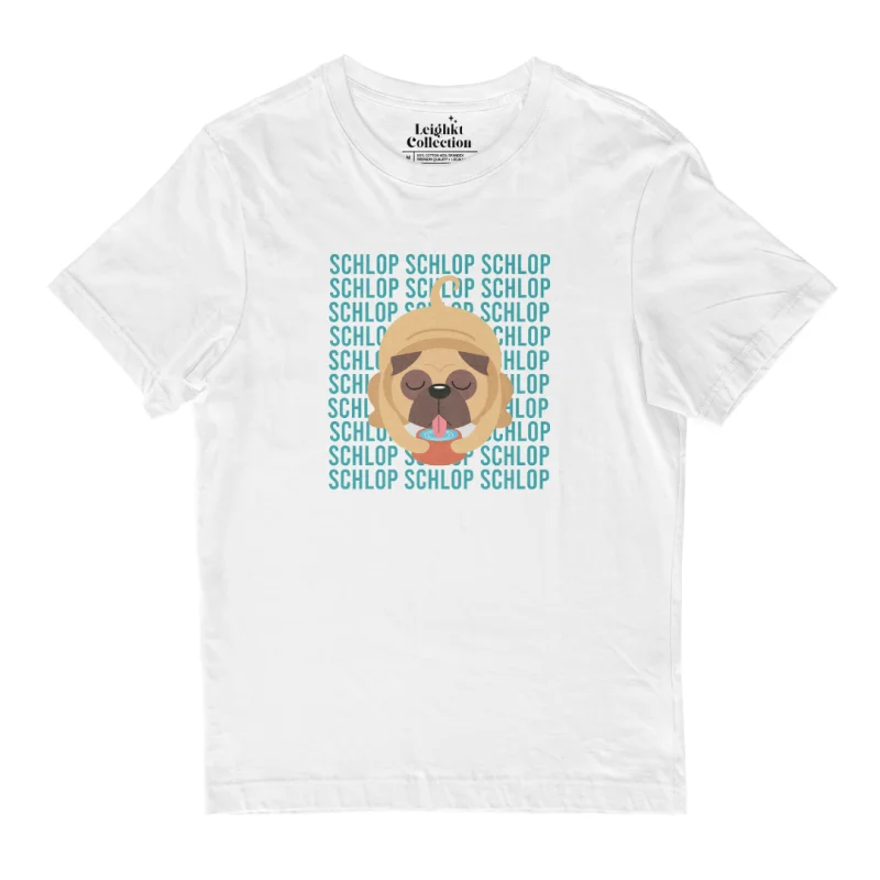 Питьевая мопса отложная рубашка эстетичная 『 хлопок спандекс 』 футболка