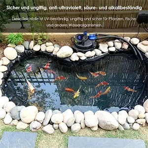 

Pond Liner Flexible Waterproof Garden Pools Membrane Keep Water Clean Pond Liner Cloth for Waterfall Fish Pond Water Fountains
