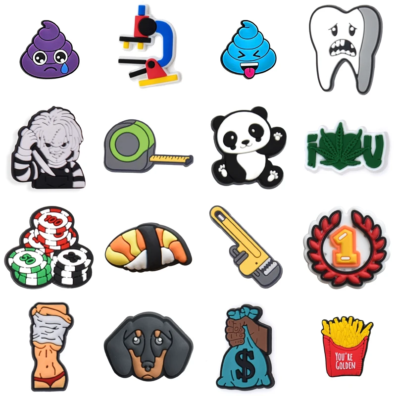 

Wholesale Bulk Shoe Charms Set Jeans Shoes Accessories Women Charm Girl Men Decorations for Crocs Kids Packs Boy Gifts Para Pins