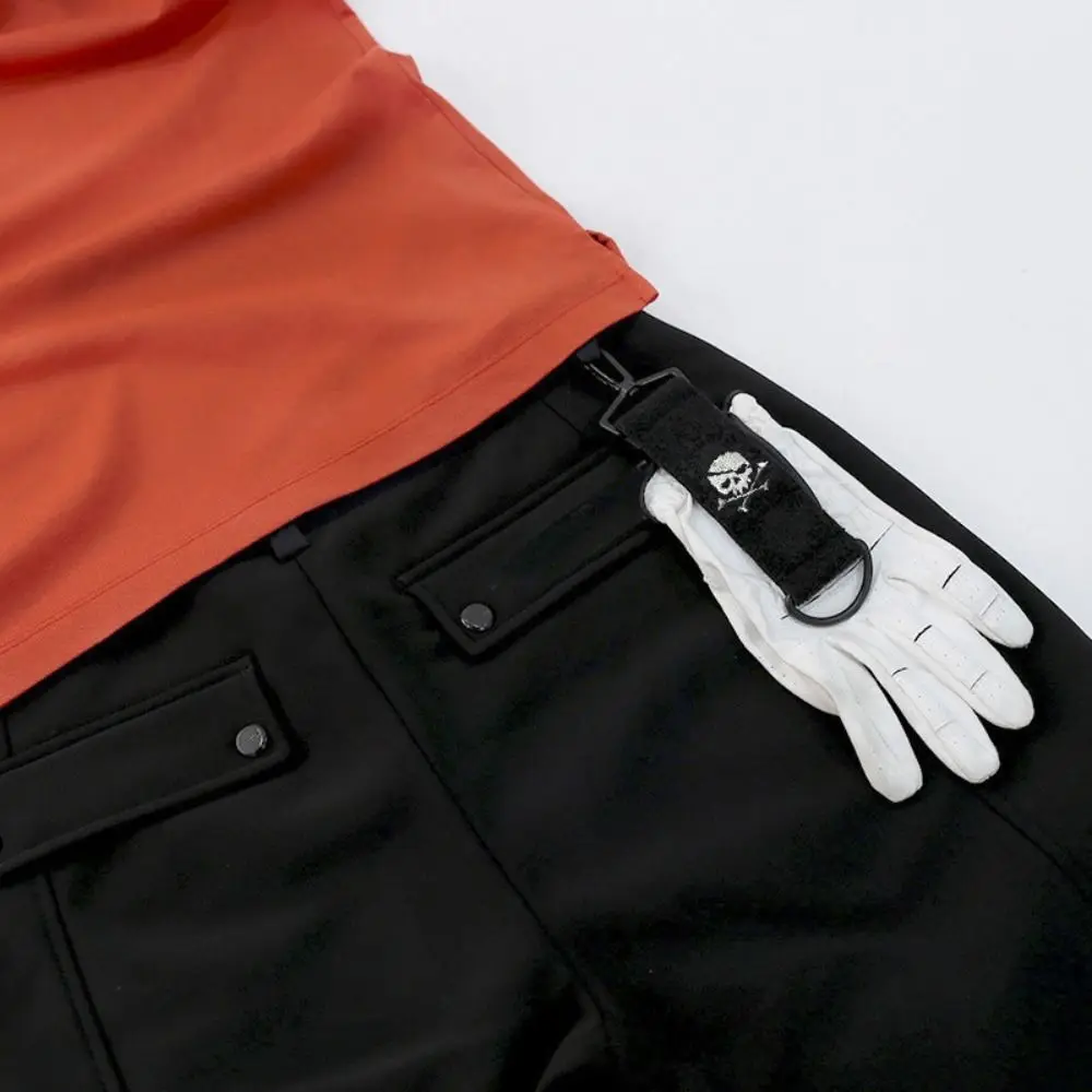 

Golf Accessories Skull Pattern Golf Wiping Cloth Golf Cleaning Towel Golf Towel Carabiner Magic Tape Cleaning Towel