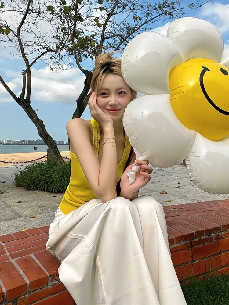 Летняя женская одежда полный комплект летняя Корейская серия допамина топ