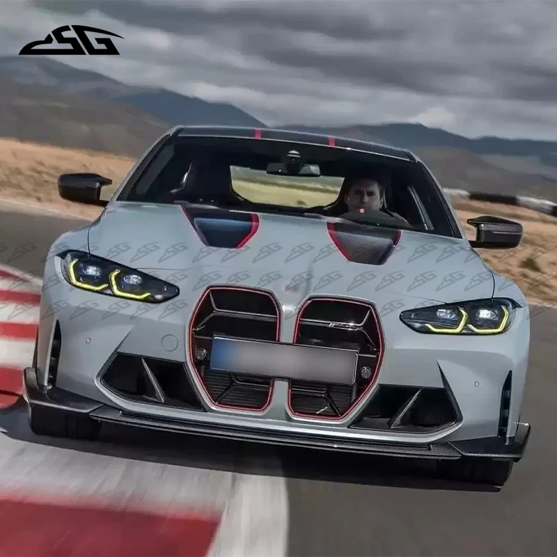 Передний бампер из углеродного волокна сплиттер для губ спойлер BMW M3 G80 M4 G82 G83 2021+