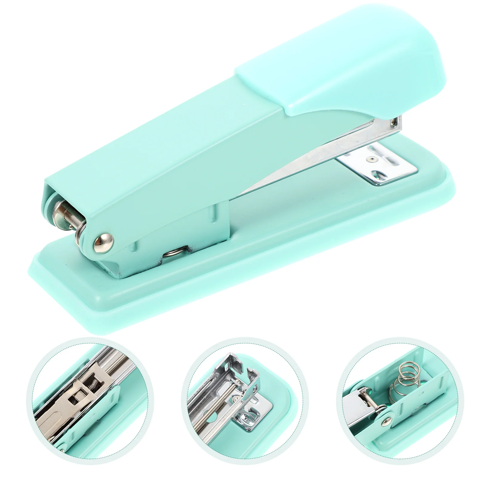Stapler Staplers Staple Desk Portable Officeplier Teacher Remover School Notebook Manual Document Files Book Paper Wood Multi
