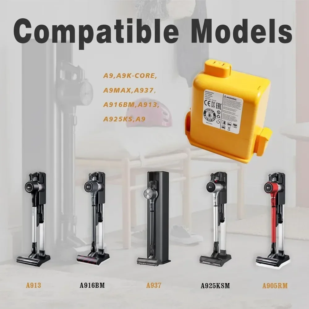 Литий-ионный аккумулятор EAC63382204 5000 мАч для LG Cordzero A9 беспроводной Вакуумный